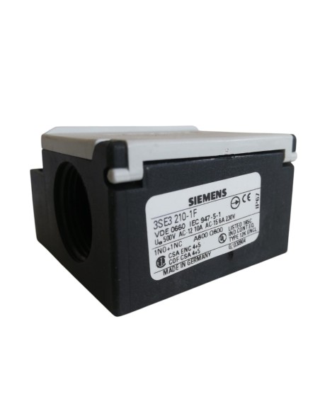 Interrupteur de fin de course à levier à galet Siemens 3SE32101F, 10 A, 1 NO + 1 NC